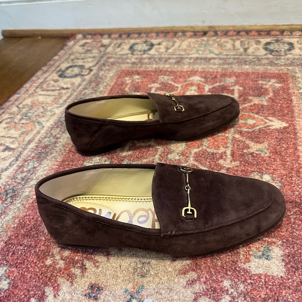 Sam Edelman Loraine Loafers 7.5 Cafe Noir - Picture 3 of 7